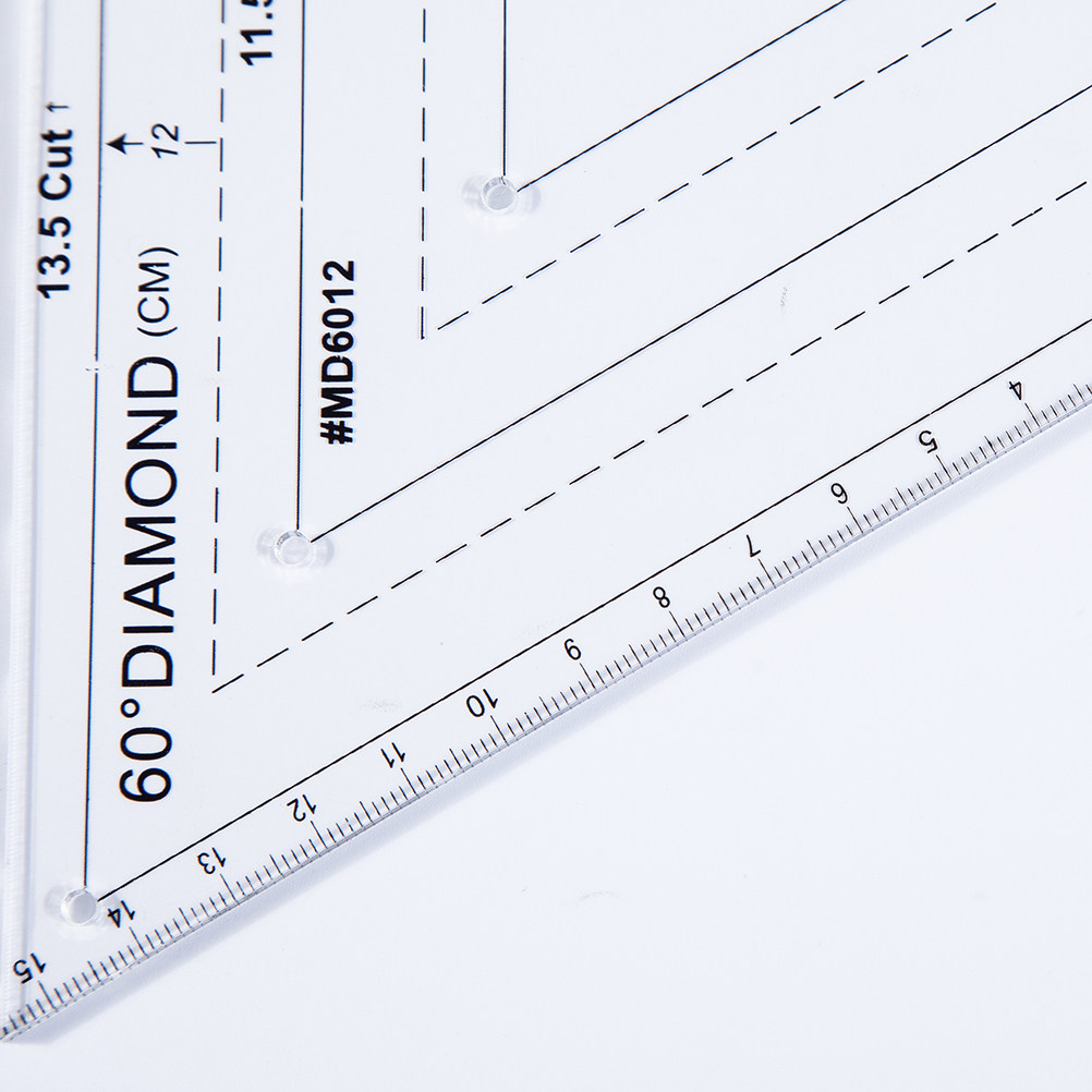 Acrylic Quilting Ruler 60 Degr - Embroidery Quilting 评论和价格