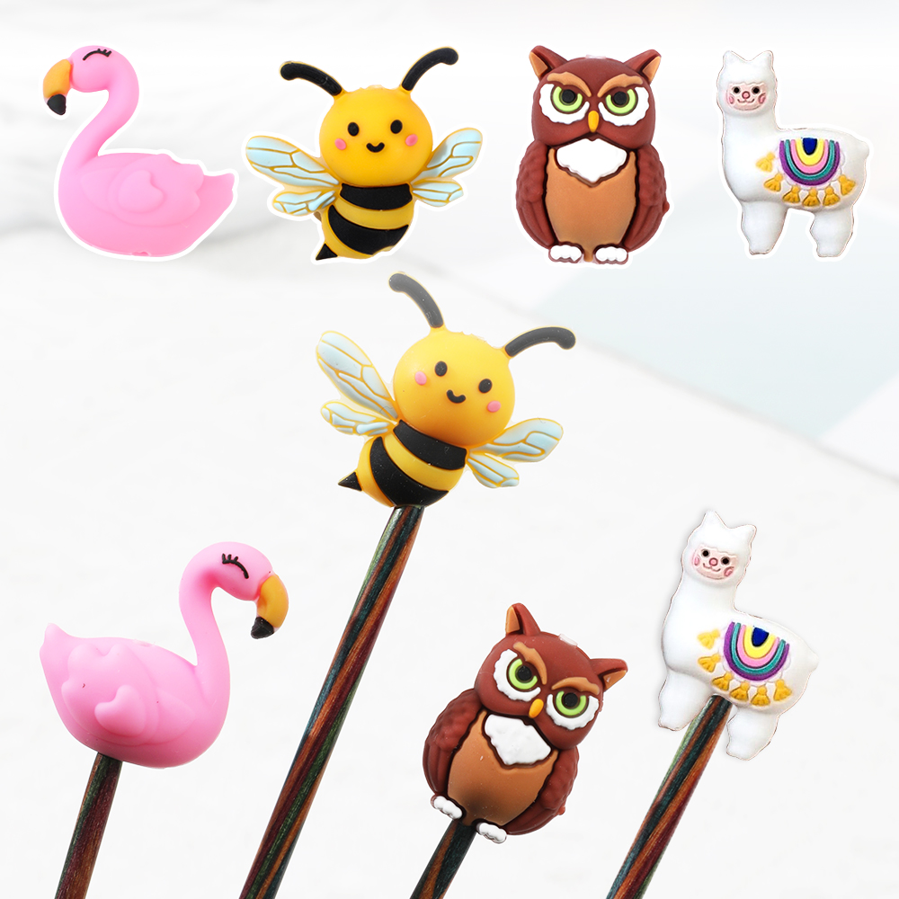 Knitting Needle Stoppers Needl - Embroidery Quilt Cover 评论和价格