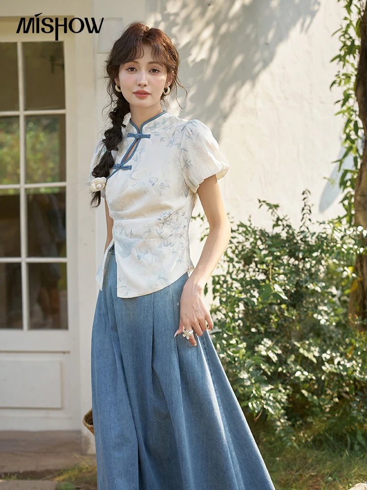 MISHOW Chinese Embroidered T-s - Embroidery Tshirt 评论和价格