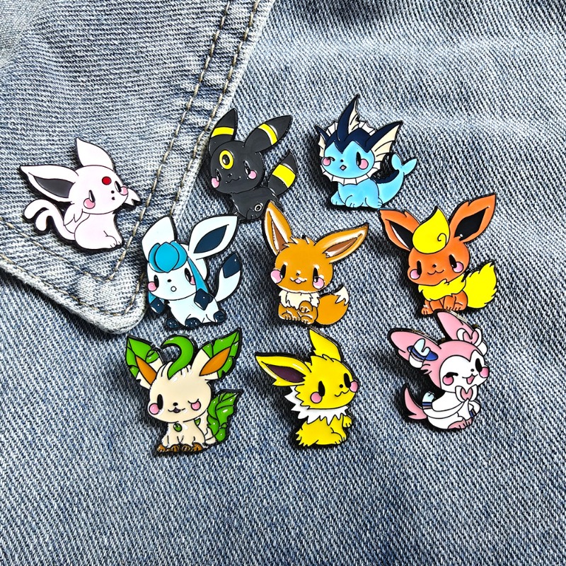 Hot 9 Pcs Anime Elf Brooch Set - Embroidery Wallpaper 评论和价格