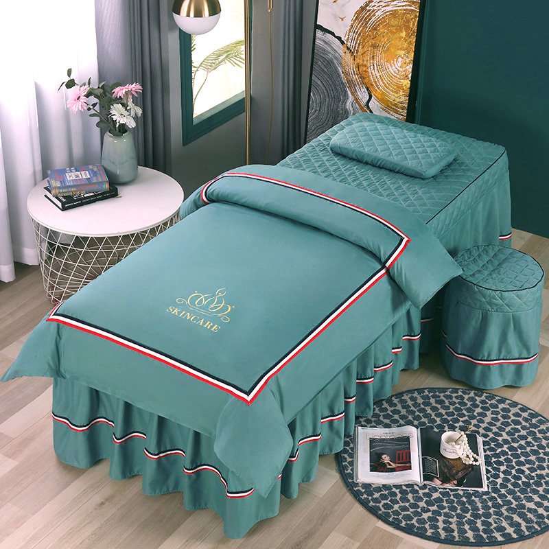 Xuancai 4pcs Beddings Sets Bea - Embroidery Quilt Cover 评论和价格