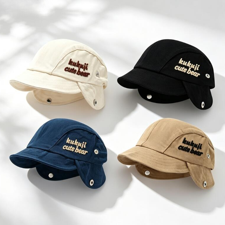 2026 Autumn Baby Earflap Hat C - Embroidery Letter 评论和价格