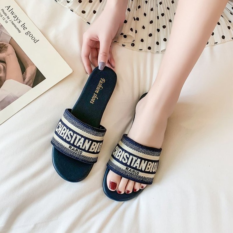 Women's Fashion Flat Slippers  - Copic Marker Classic 评论和价格