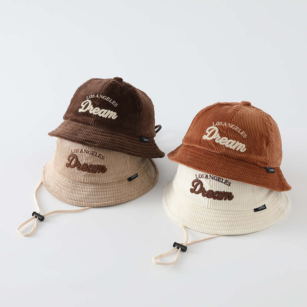 Baby Solid Color Sunscreen Hat - Embroidery Letter 评论和价格