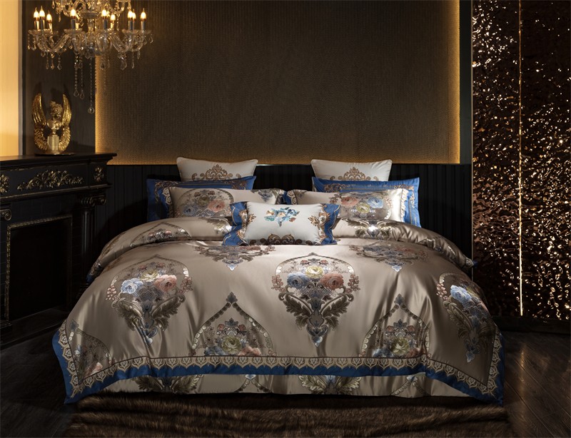 4/6/10Pcs Bedding Set Elegant  - Embroidery Quilt Cover 评论和价格