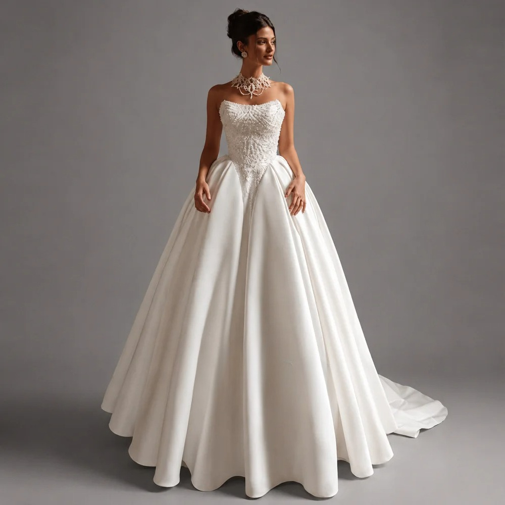 Customized Elegant Wedding Dre - Embroidery Online Design 评论和价格