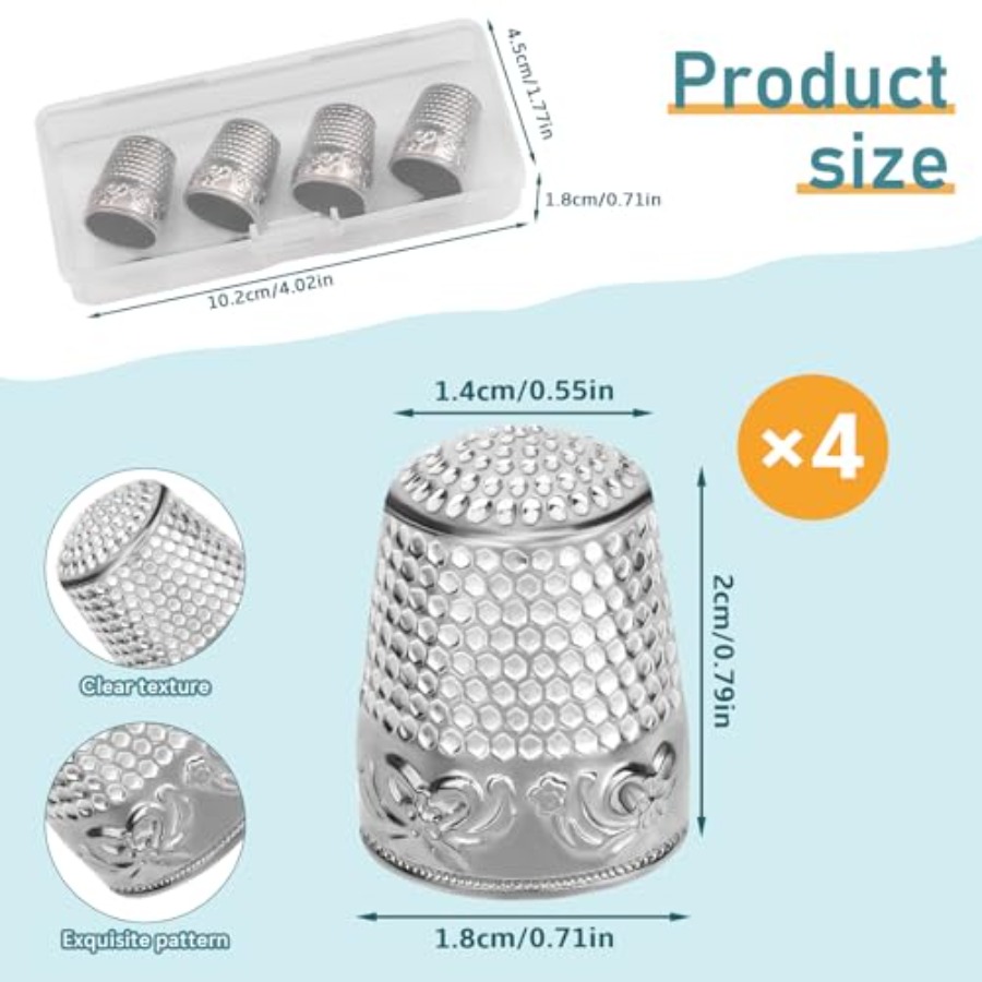ZMAAGG Thimbles for Hand Sewin - Embroidery Quilting 评论和价格
