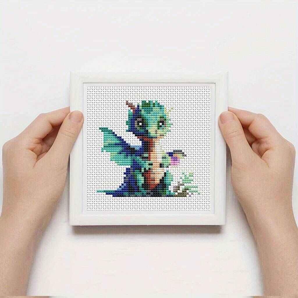 12Pcs Dragon Cross Stitch 11CT - Embroidery Job 评论和价格