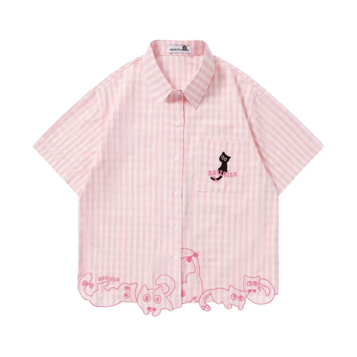 Chic Funny Cute Cat Embroidery - Embroidery Cat 评论和价格