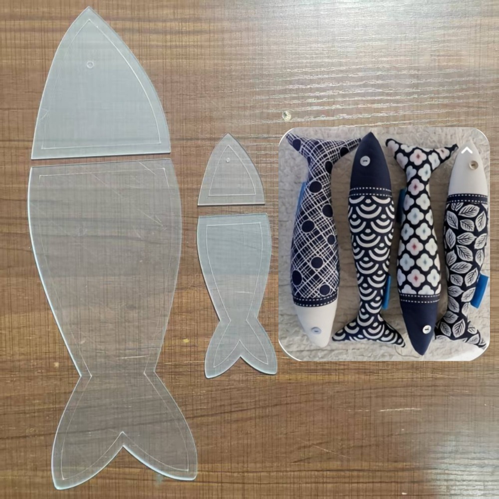 Fish Quilting Template Acrylic - Embroidery Fish 评论和价格