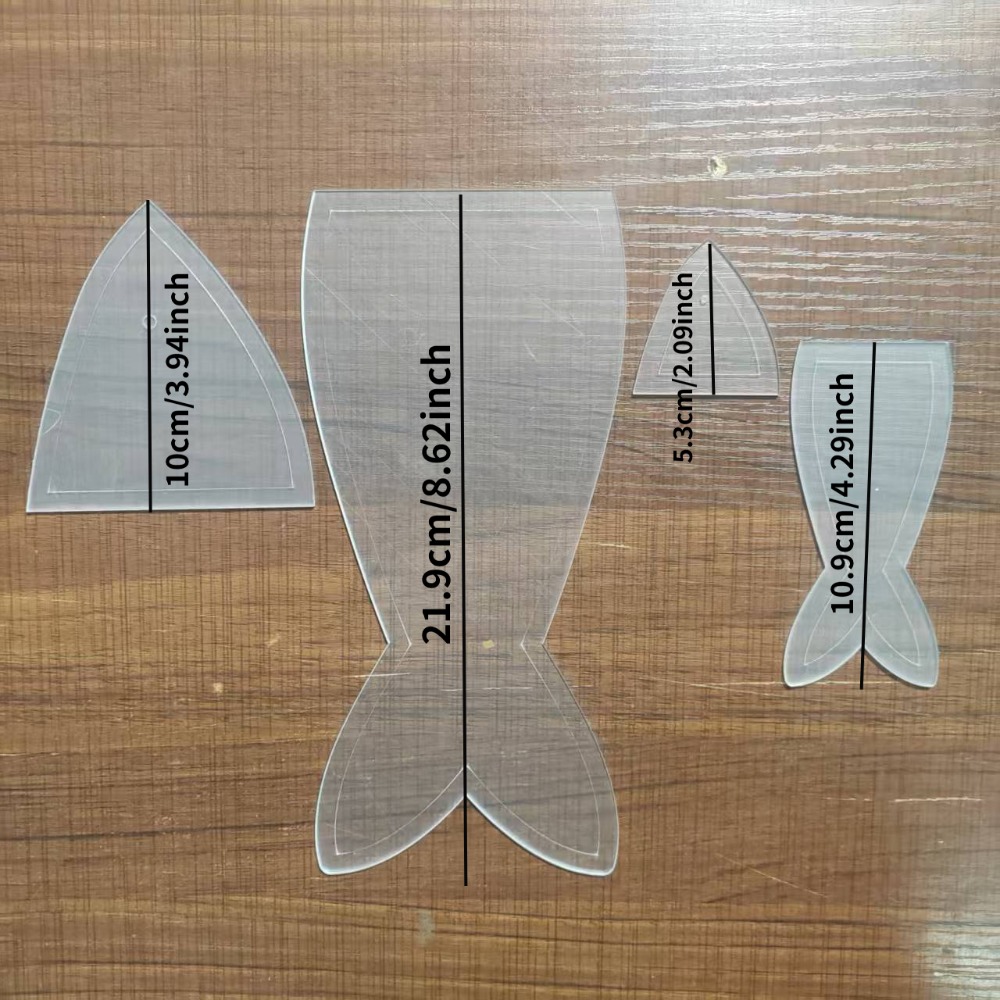 Fish Quilting Template Acrylic - Embroidery Fish 评论和价格