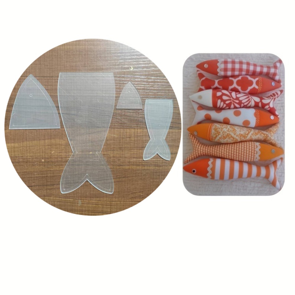 Fish Quilting Template Acrylic - Embroidery Fish 评论和价格