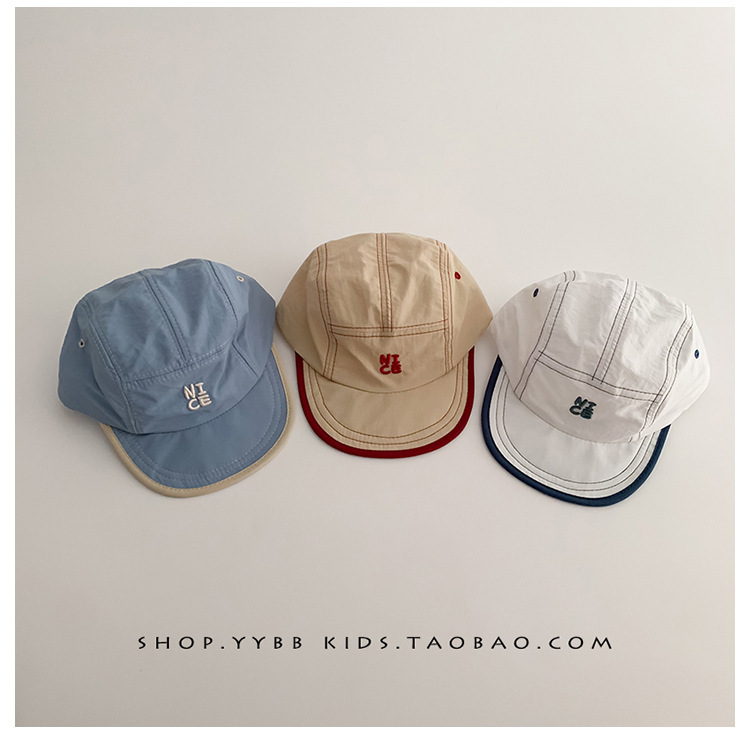 Summer Quick Dry Hat for Baby  - Embroidery Letter 评论和价格