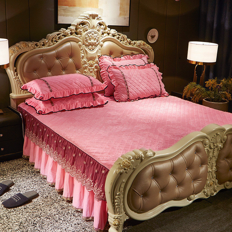 AI WINSURE-Embroidery Lace Vel - Embroidery Quilt Cover 评论和价格
