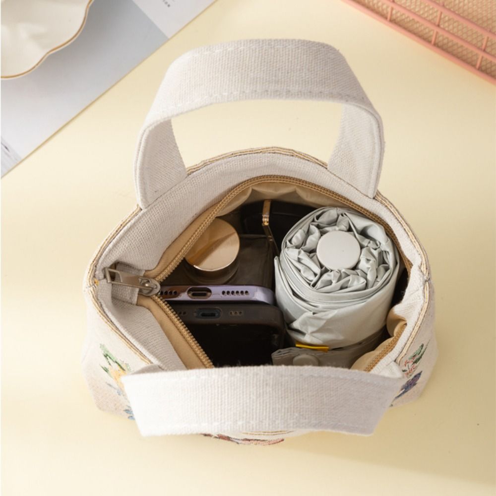 Embroidery Canvas Bag Cute Cat - Embroidery Cat 评论和价格