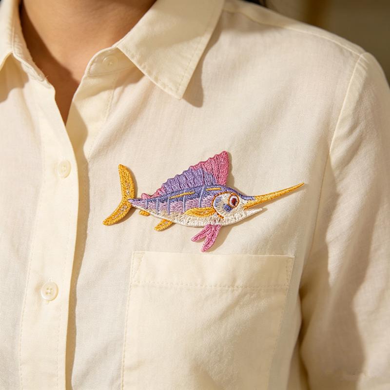 Dolphin Jellyfish Summer Sea F - Embroidery Fish 评论和价格