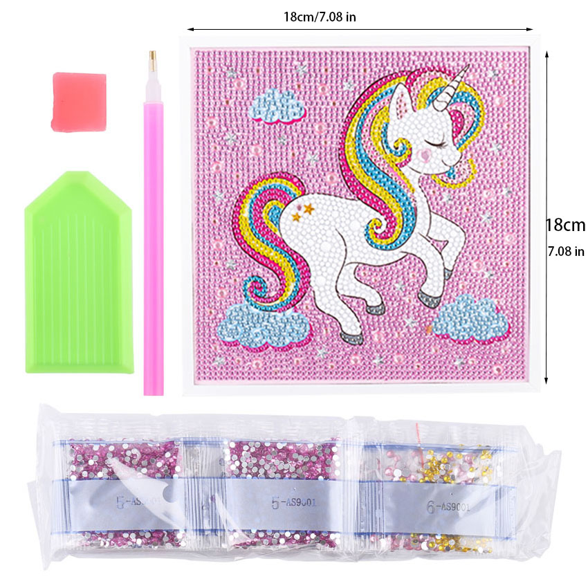 5D Diamond Painting Kit for Ki - Embroidery Unicorn 评论和价格
