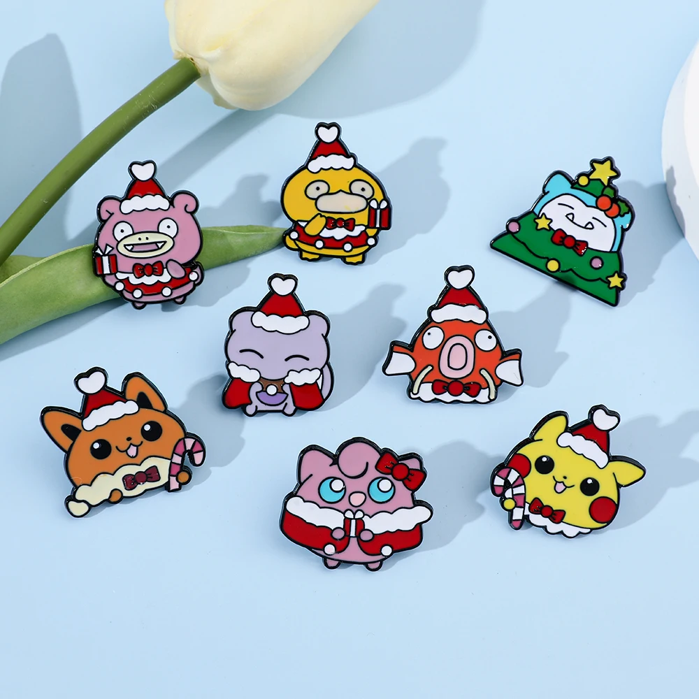 8 Pcs Christmas Slowpoke Brooc - Embroidery Wallpaper 评论和价格