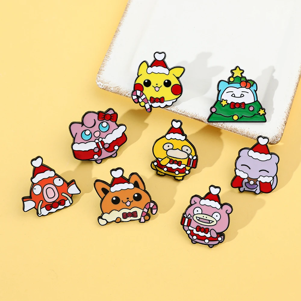 8 Pcs Christmas Slowpoke Brooc - Embroidery Wallpaper 评论和价格