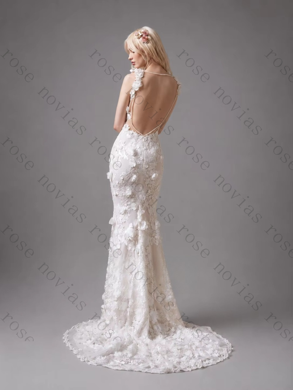 Customized 3D Flower Lace Back - Embroidery Online Design 评论和价格