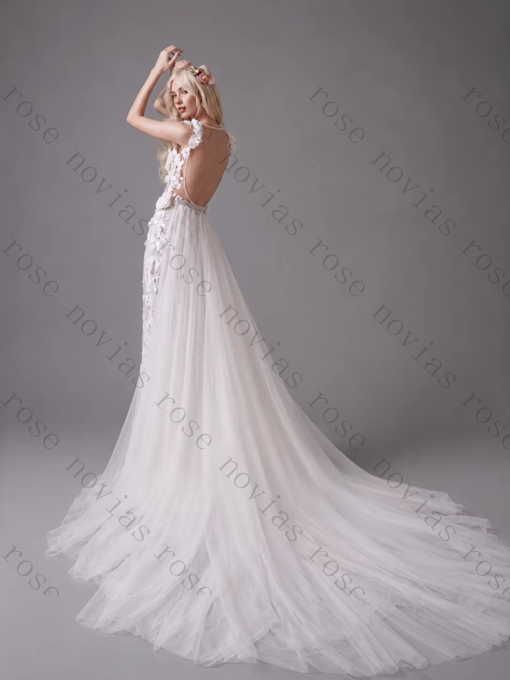Customized 3D Flower Lace Back - Embroidery Online Design 评论和价格