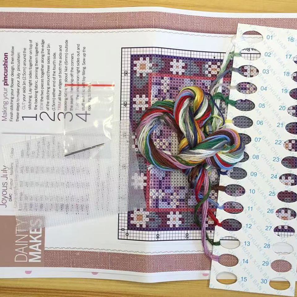 ZC184 Cross stitch kits Cross- - Embroidery Job 评论和价格