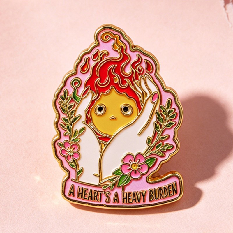 A HEART'S A HEAVY BURDEN Ename - Embroidery Wallpaper 评论和价格