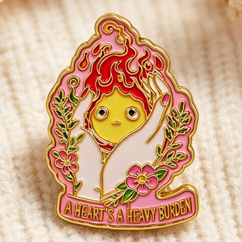A HEART'S A HEAVY BURDEN Ename - Embroidery Wallpaper 评论和价格