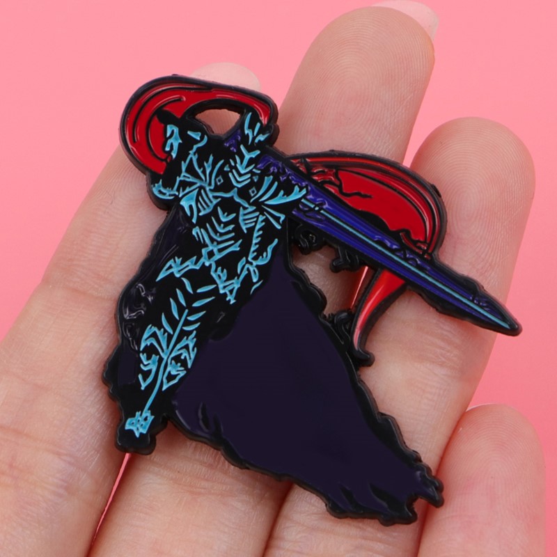 Dark Tone Shadow Monster Sword - Embroidery Wallpaper 评论和价格