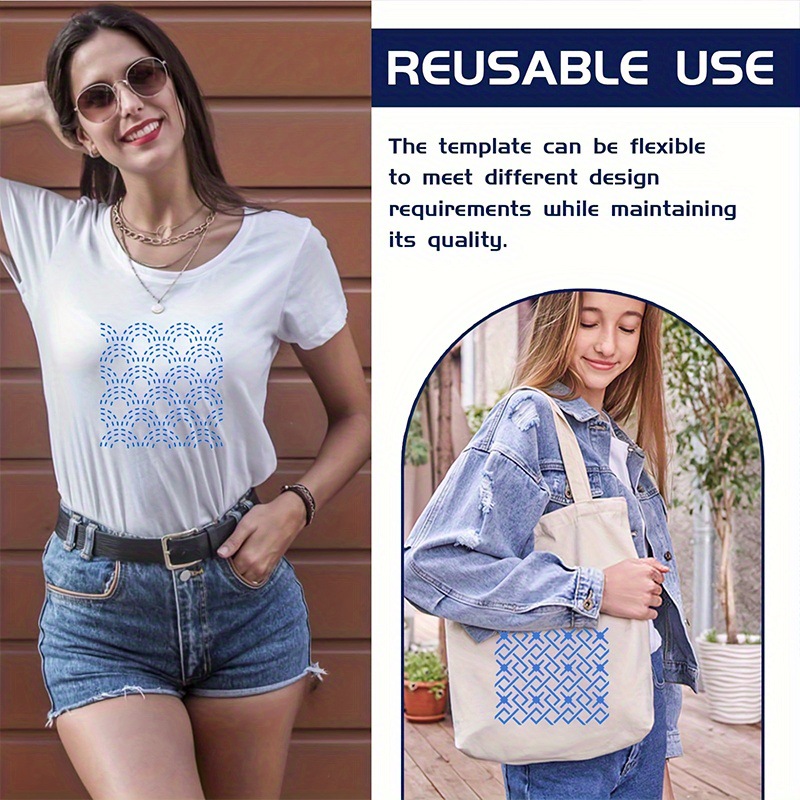 30Pcs Embroidery Templates DIY - Embroidery Quilting 评论和价格