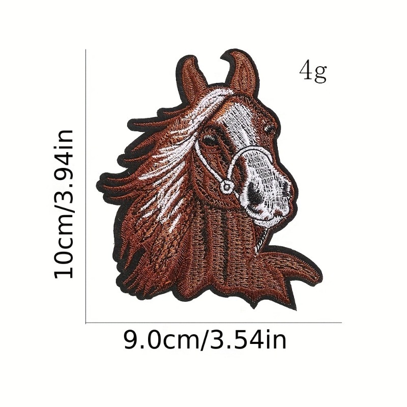 Horse Head Adhesive Embroidery - Embroidery Unicorn 评论和价格