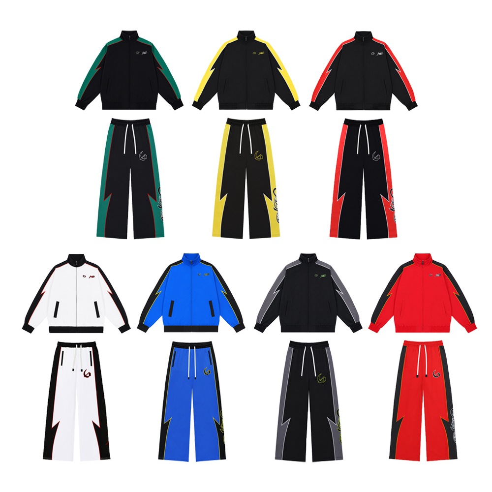 Y2k Streetwear Men's Sets Two  - Embroidery Letter 评论和价格