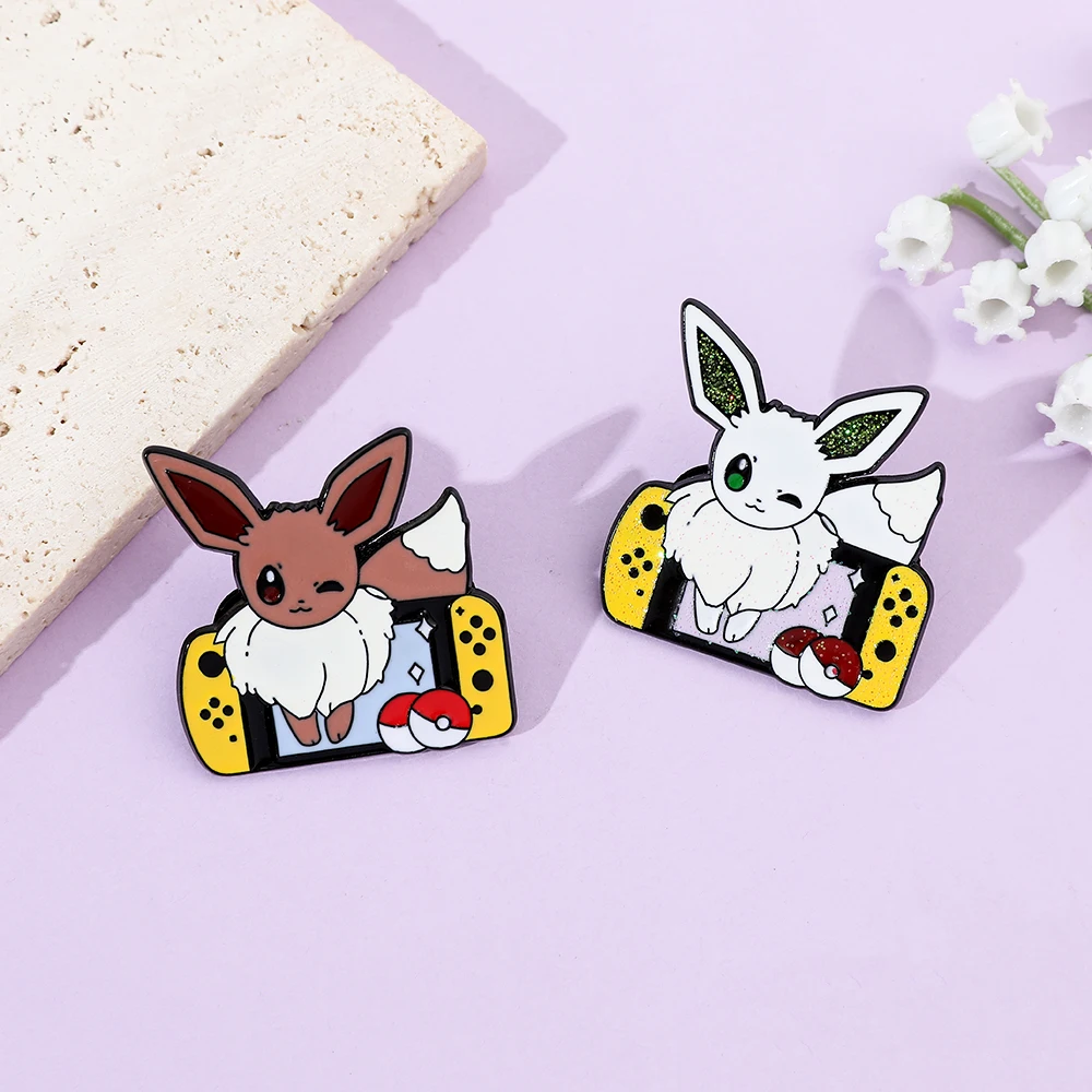2 Pcs Anime Elf Cartoon Brooch - Embroidery Wallpaper 评论和价格