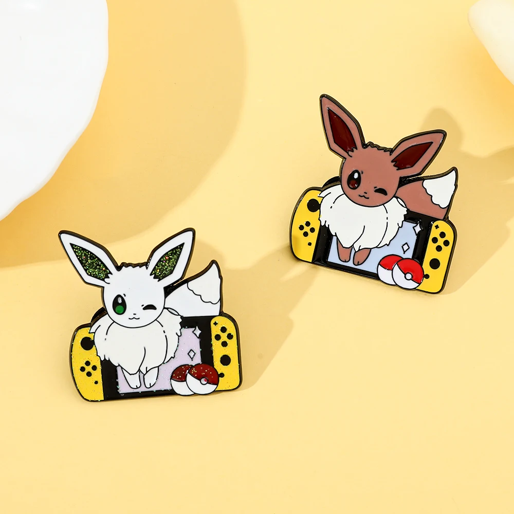 2 Pcs Anime Elf Cartoon Brooch - Embroidery Wallpaper 评论和价格