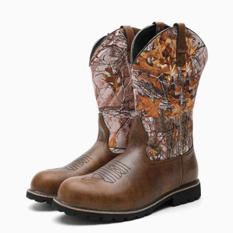 Men's Boots Classic Handmade E - Embroidery Print 评论和价格