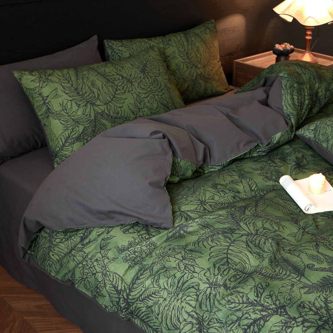 Duvet Cover Bed Linen Set Shee - Embroidery Quilt Cover 评论和价格