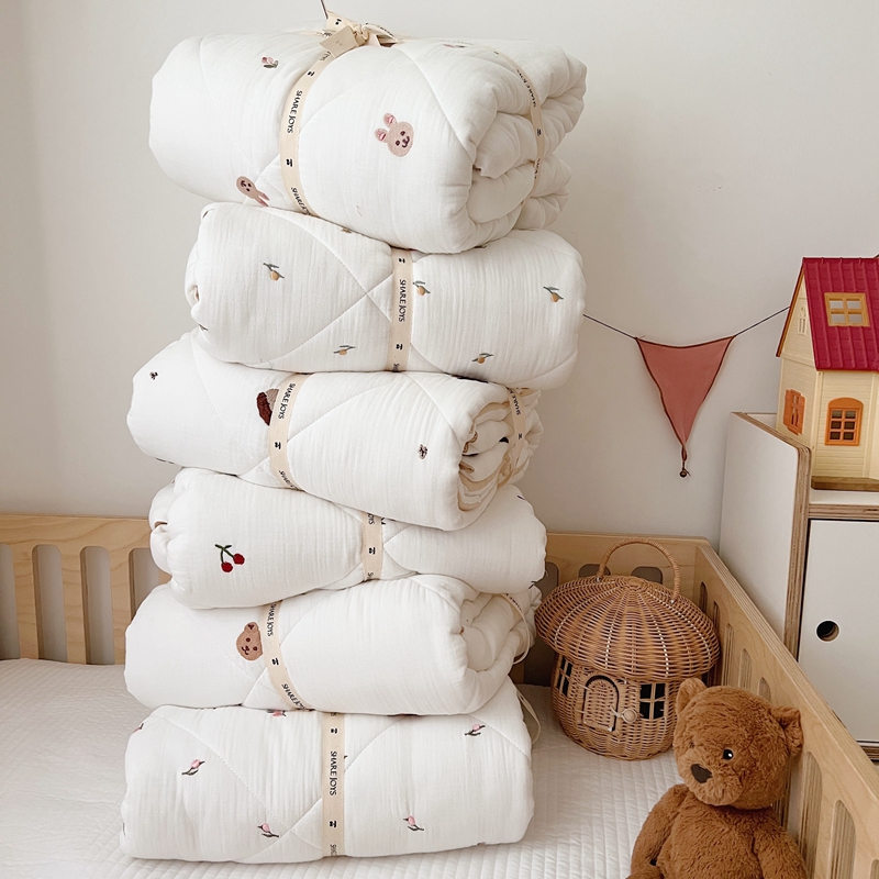 Baby Winter Quilt Kids Cotton  - Embroidery Quilt Cover 评论和价格