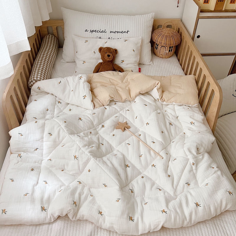 Baby Winter Quilt Kids Cotton  - Embroidery Quilt Cover 评论和价格