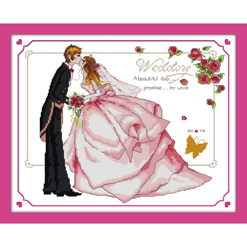 Wedding Series Counting Cross  - Embroidery Job 评论和价格