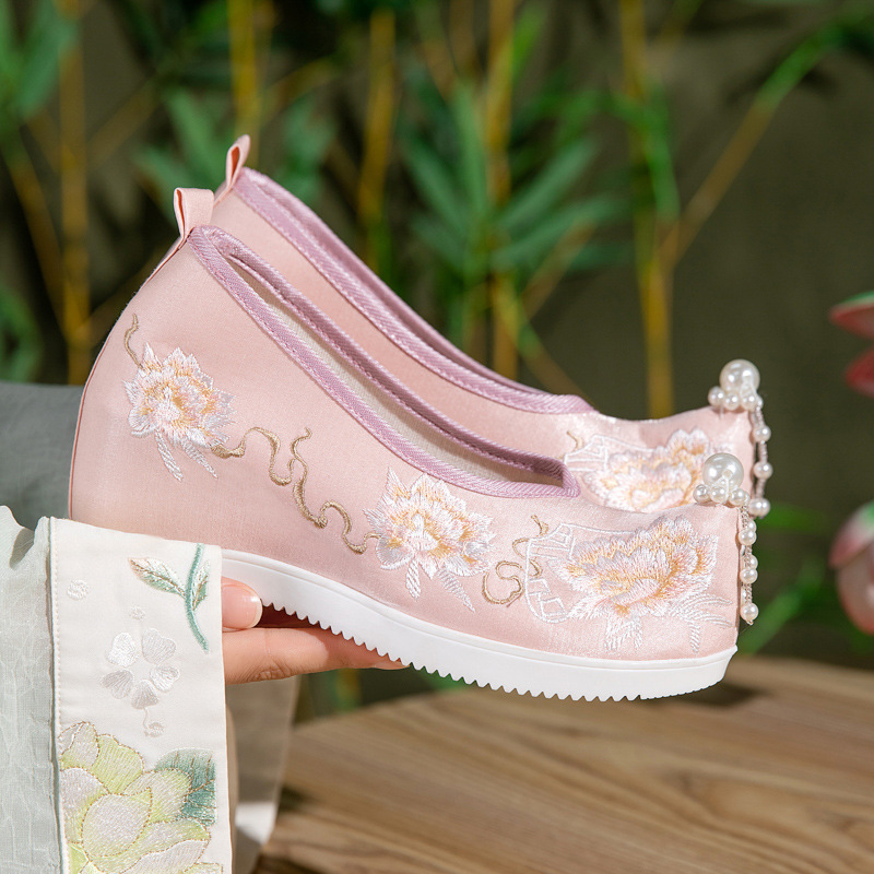 2026 Women's Chinese Peony Emb - Embroidery Print 评论和价格