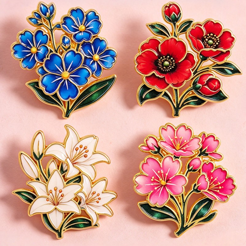 Cute Vintage Colorful Floral E - Embroidery Wallpaper 评论和价格
