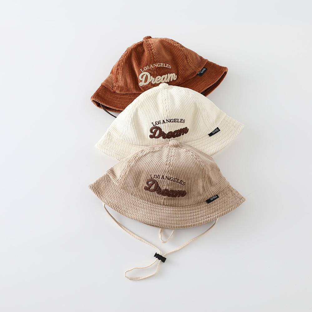 Baby Solid Color Sunscreen Hat - Embroidery Letter 评论和价格