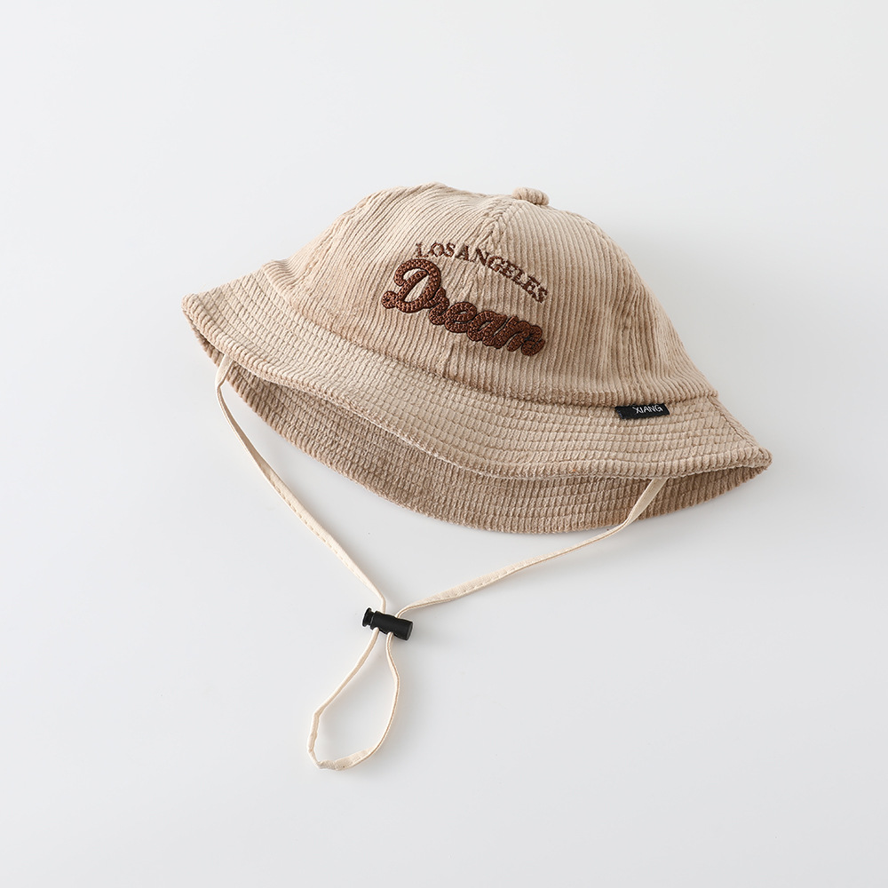 Baby Solid Color Sunscreen Hat - Embroidery Letter 评论和价格