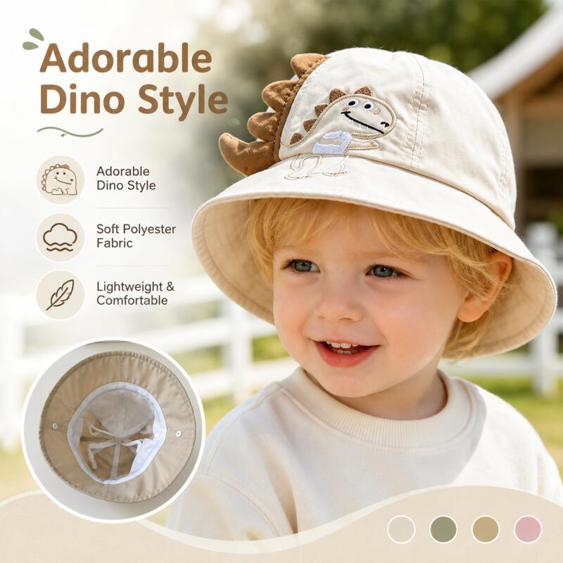 Korean Baby Bucket Hat Cartoon - Embroidery Letter 评论和价格
