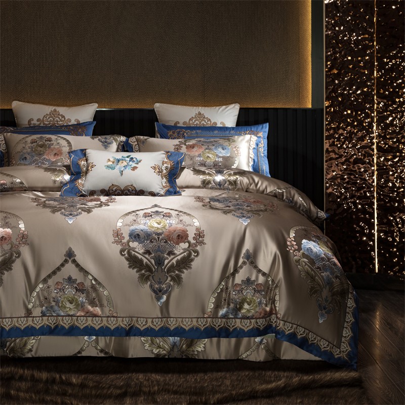 4/6/10Pcs Bedding Set Elegant  - Embroidery Quilt Cover 评论和价格