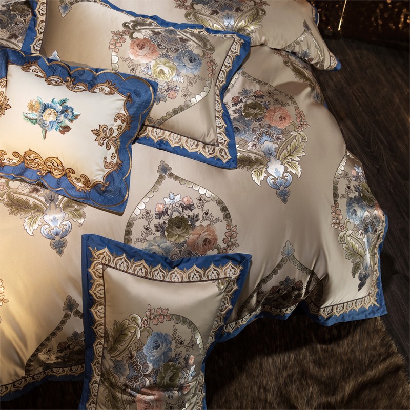 4/6/10Pcs Bedding Set Elegant  - Embroidery Quilt Cover 评论和价格