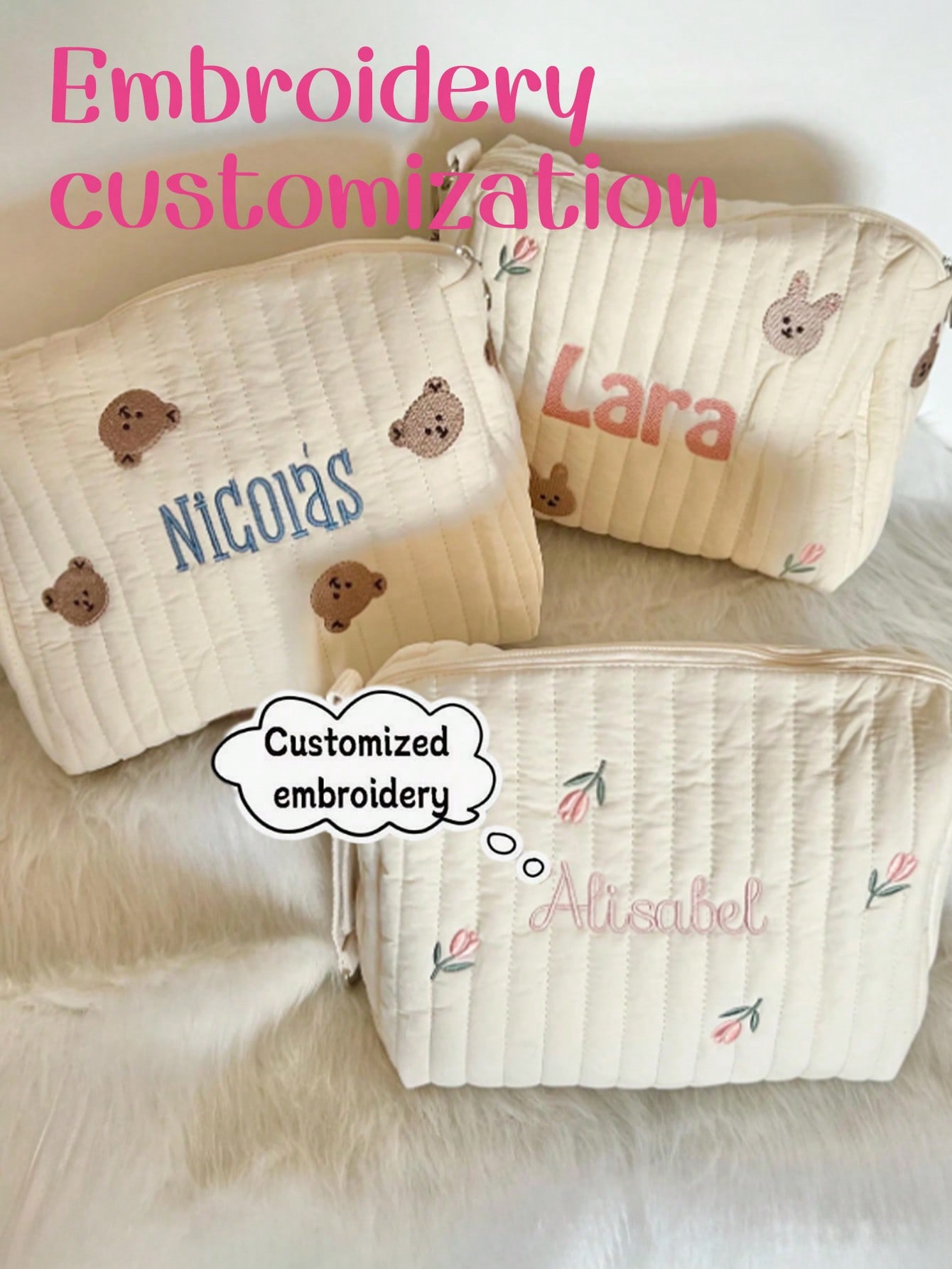 Custom Name Embroidery Baby Di - Embroidery Quilting 评论和价格